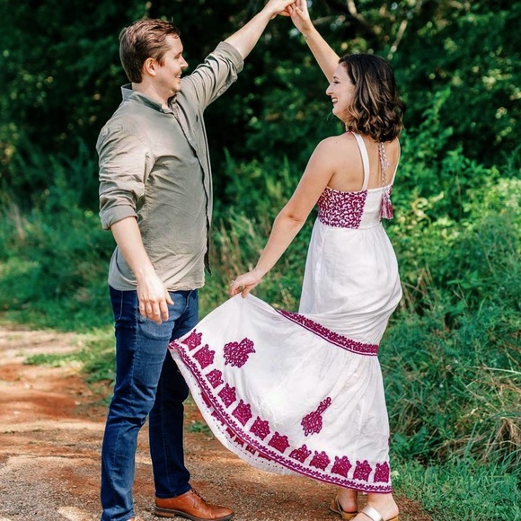 Anthropologie Manuela Embroidered Maxi Dress - Picture 15 of 16